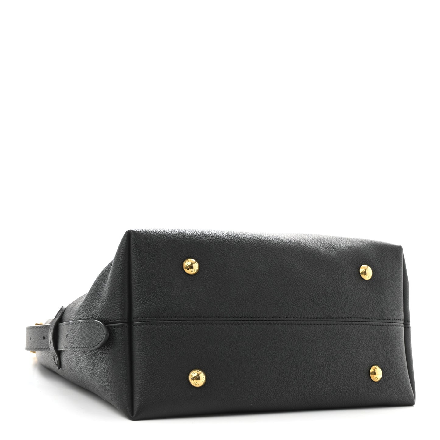 Grained Calfskin Low Key Hobo MM Black