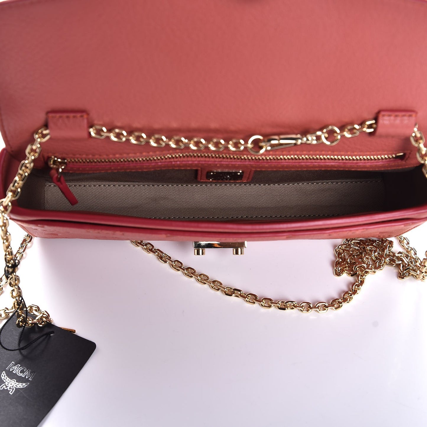 Calfskin Ottomar Monogram Medium Millie Crossbody Bag Cocoa