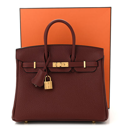 Hermes Togo Birkin 25 Rouge H 10 of 10