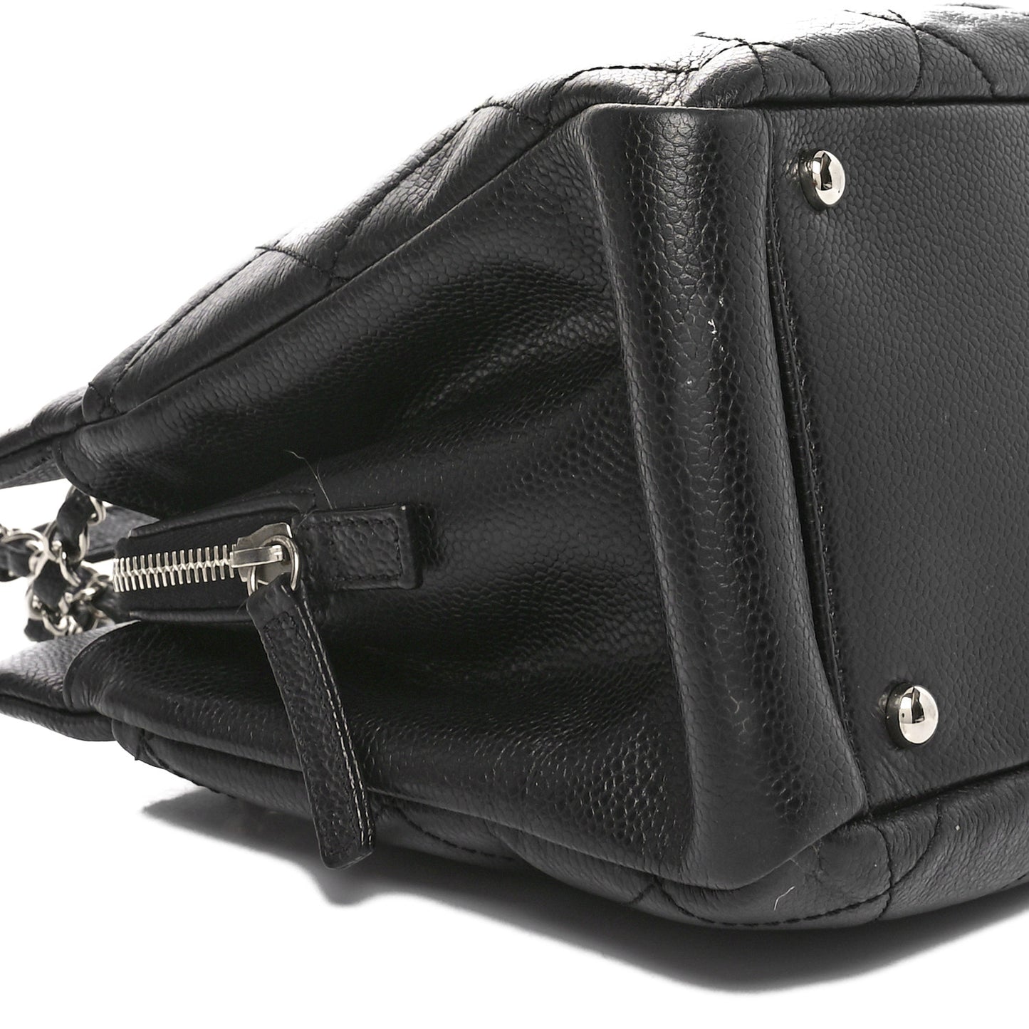 Caviar Quilted CC Timeless Soft Tote Black