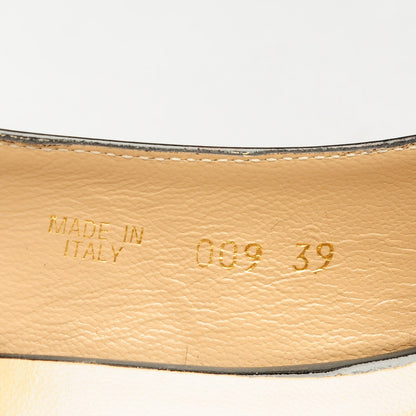 Valentino Garavani Patent Bow Espadrille Slingback Wedges Black 39 9 of 9