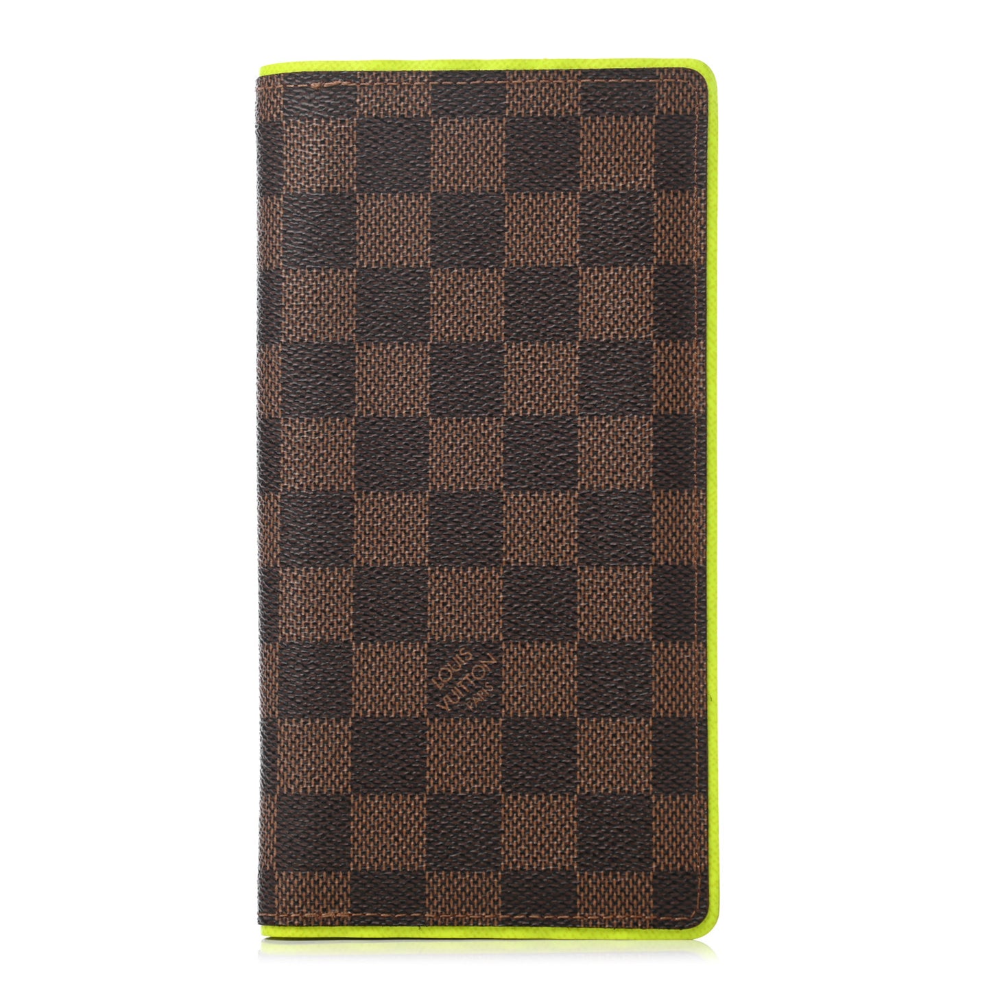Damier Ebene Brazza Wallet Jaune