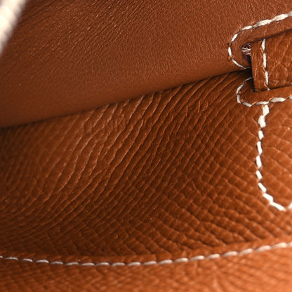 Hermes Epsom Kelly Wallet To Go Gold 7 of 11