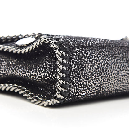 Stella McCartney Chamois Shiny Dotted Mini Falabella Crossbody Bag Ruthenium 7 of 9
