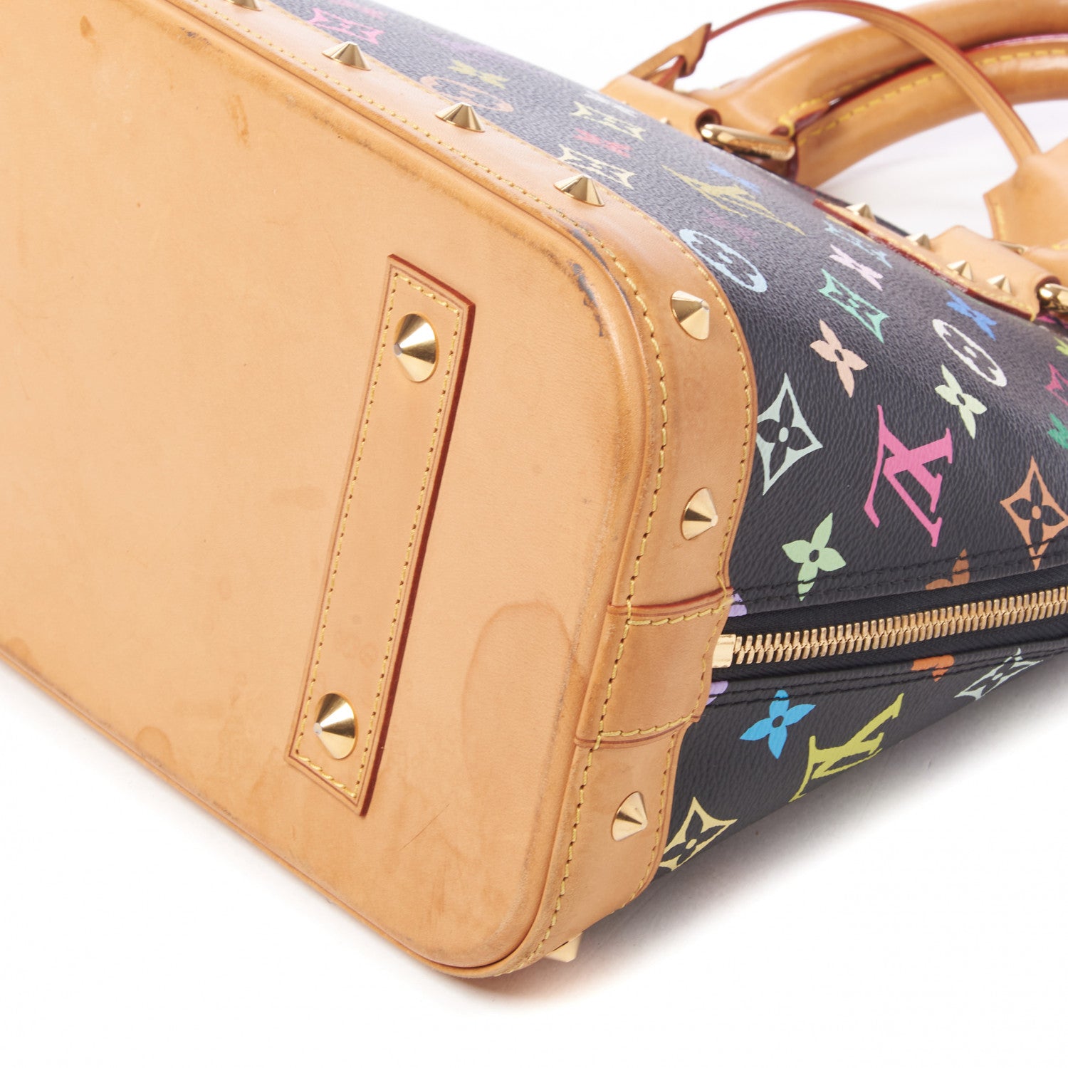 Louis Vuitton Monogram Multicolor Alma Black 4 of 7