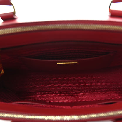 Prada Saffiano Medium Galleria Double Zip Tote Fuoco 5 of 9