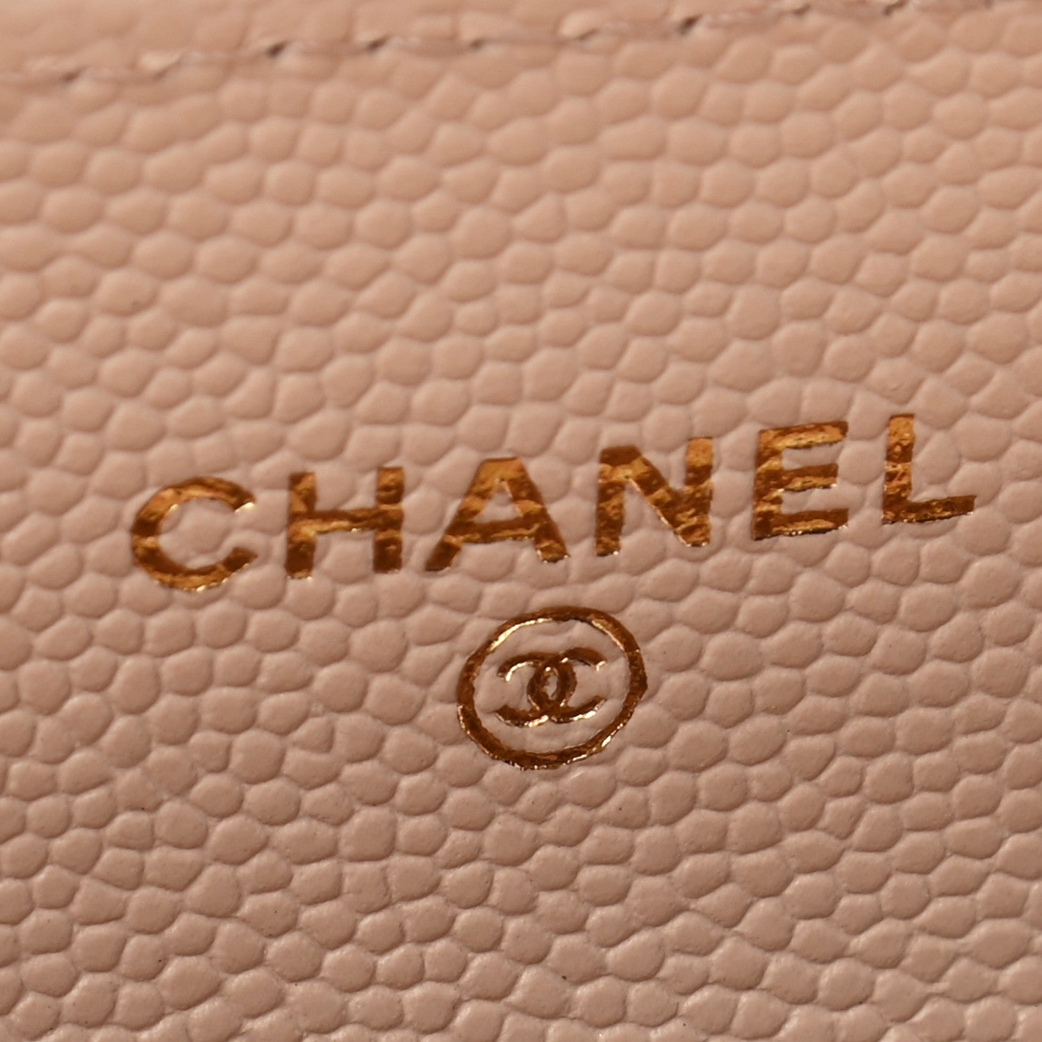 Chanel Caviar Quilted Flap Card Holder Wallet Beige 6 of 8