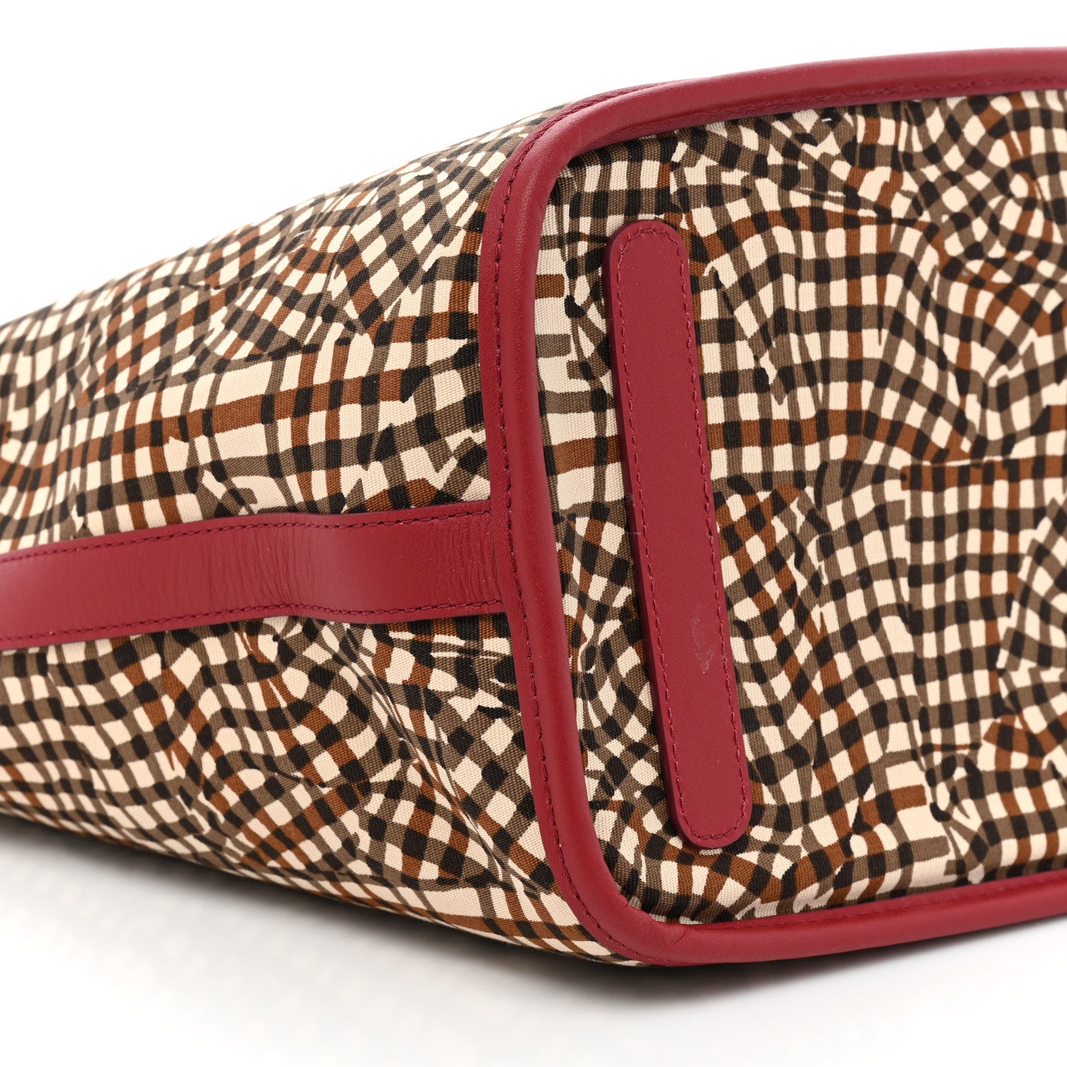 MCM Visetos Medium Liz Reversible Shopper Tote Beige Red 13 of 15