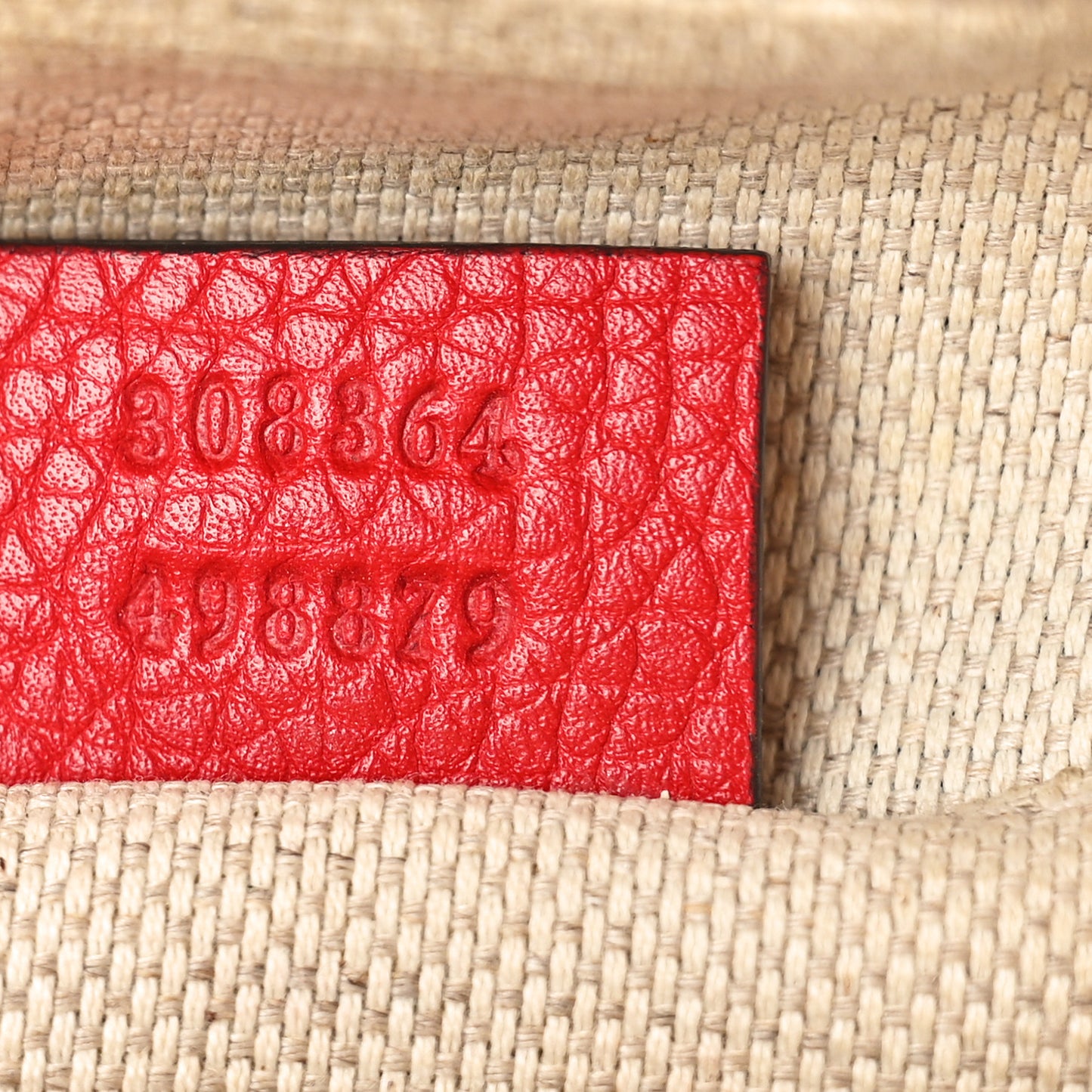 Pebbled Calfskin Small Soho Disco Bag Tabasco Red