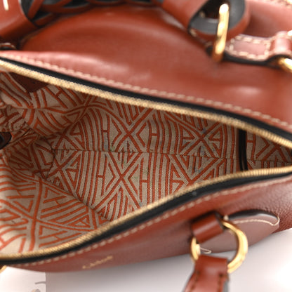 Chloe Calfskin Small Daria Sepia Brown 5 of 12