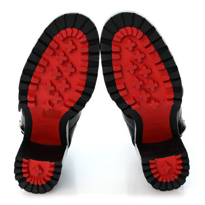Christian Louboutin Calfskin Bouclette Viyonce 70 Boots 38 Charbon Black 6 of 8