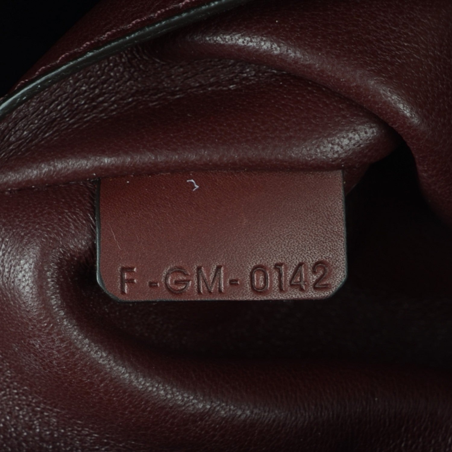 Celine Smooth Calfskin Suede Medium Trapeze Burgundy 9 of 11