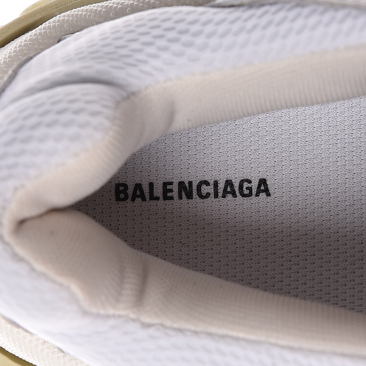 Balenciaga Fabric Mesh Mens Triple S Sneakers 39 White 9 of 24