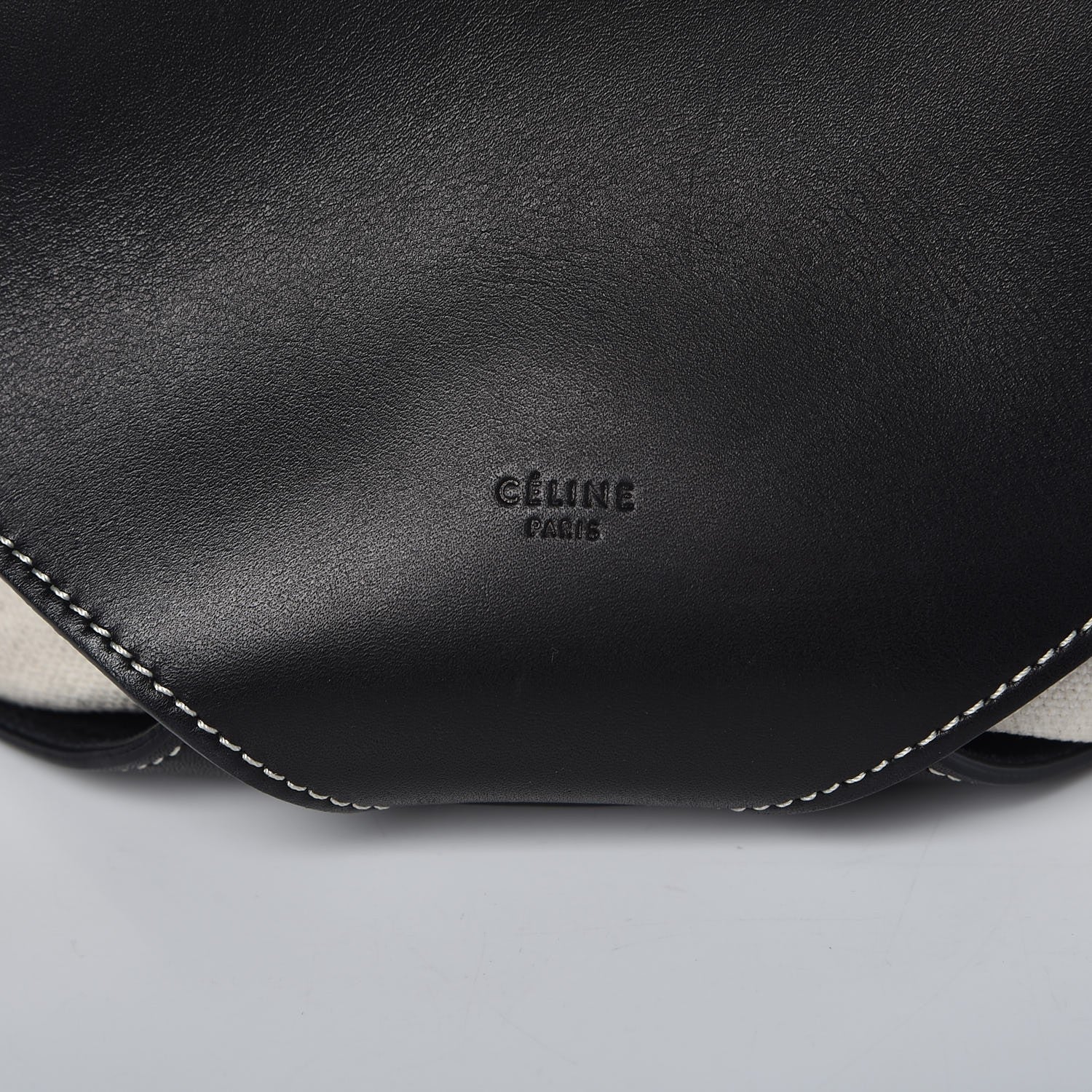 Celine Calfskin Large Holdall Shoulder Bag Black 7 of 10