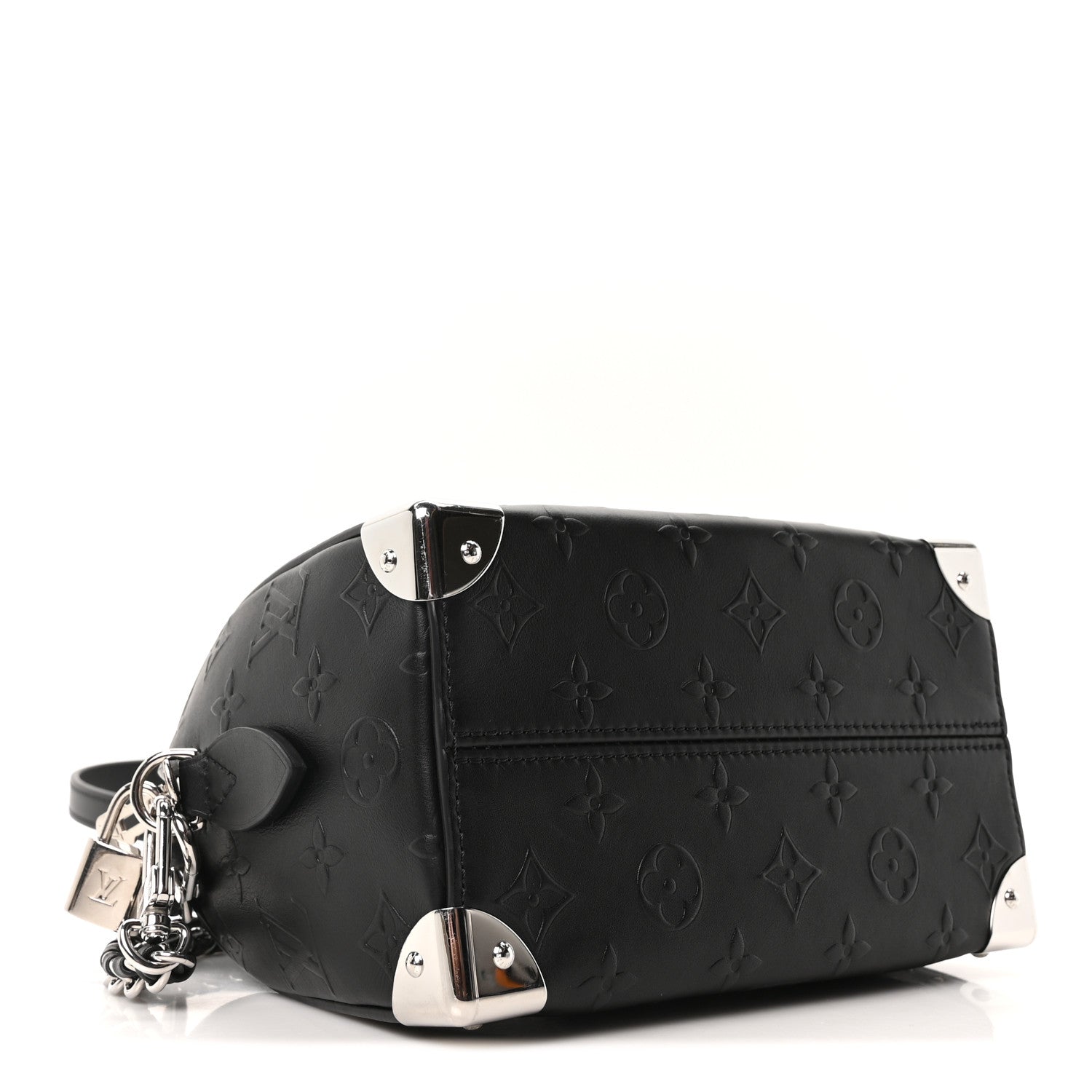 Louis Vuitton Calfskin Monogram Bold Speedy Trunk 20 4 of 10
