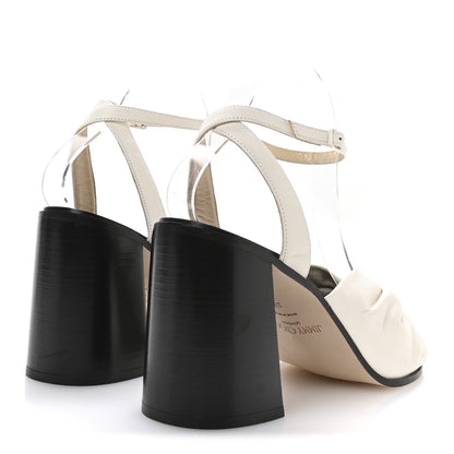 Jimmy Choo Calfskin Jasie 85 Sandals 39 Latte 5 of 9