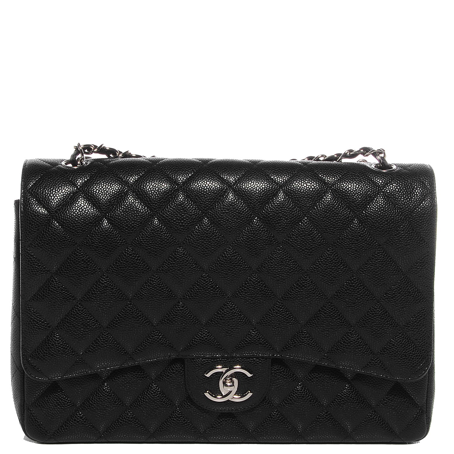 Chanel Caviar Quilted Maxi Double Flap Black 1 of 10
