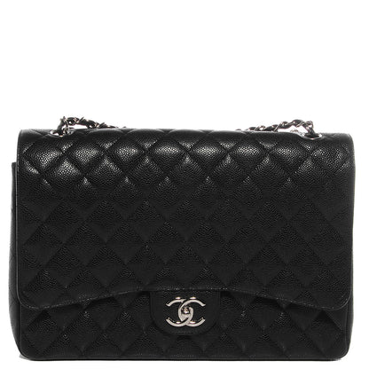 Chanel Caviar Quilted Maxi Double Flap Black 1 of 10