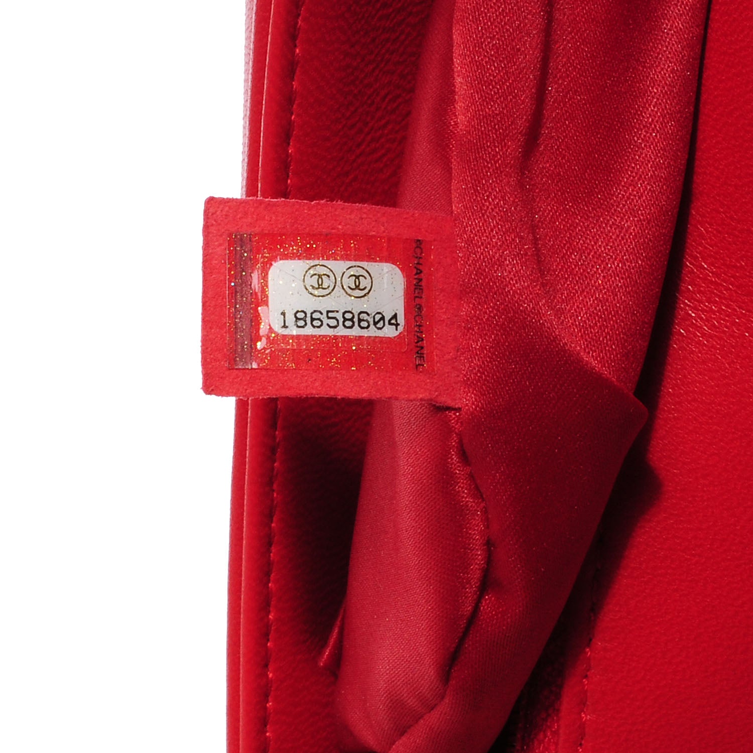 Chanel Lambskin Quilted Now and Forever Large Flap Red 10 of 10