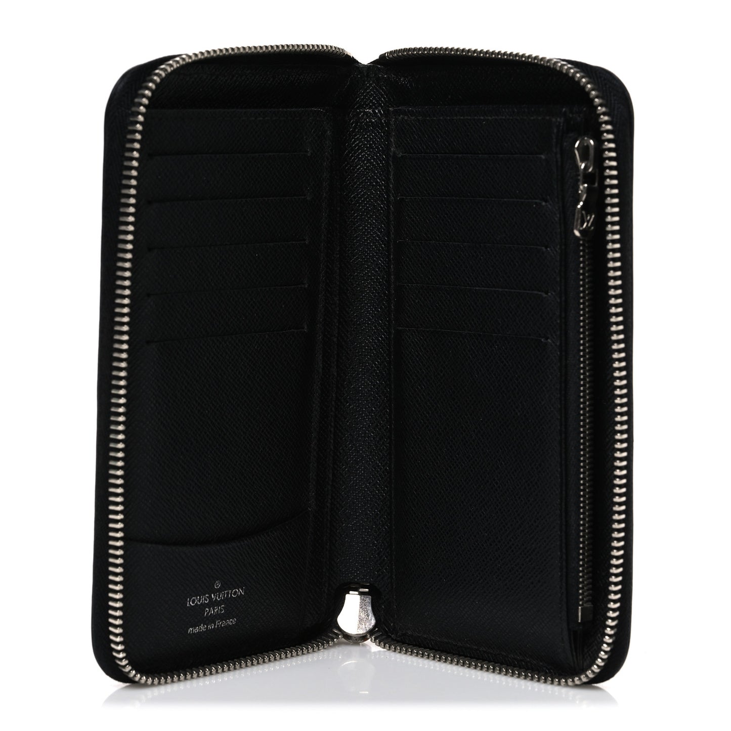 Epi Zippy Compact Wallet Black