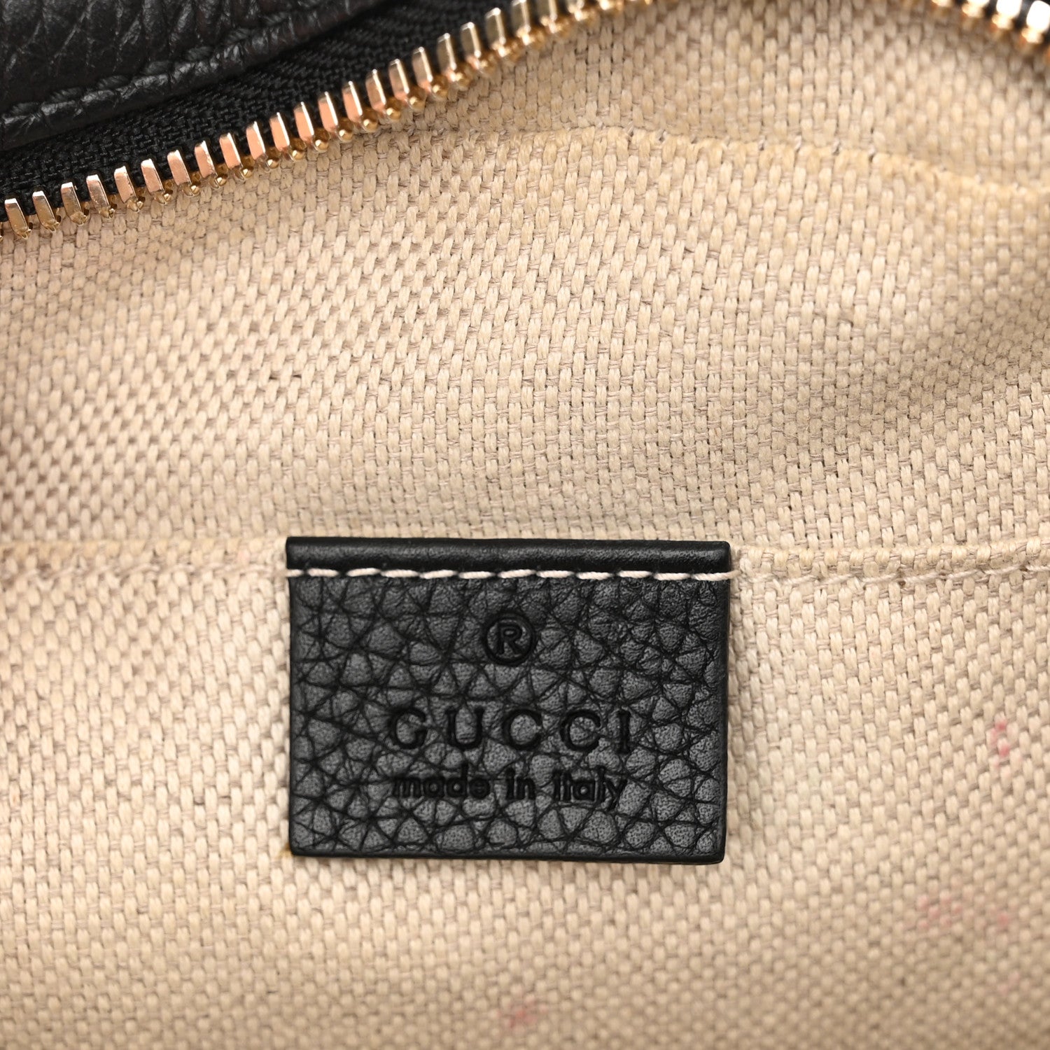 Gucci Pebbled Calfskin Small Soho Disco Bag Black 6 of 13