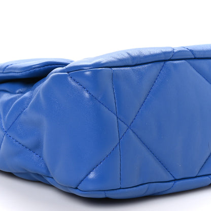 Chanel Lambskin Quilted Large Chanel 19 Flap Blue 9 of 11