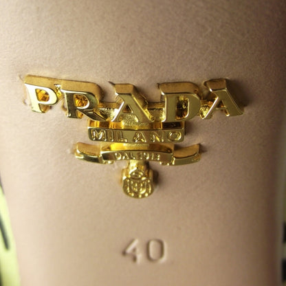 Prada Twill Floral Bow Pumps 40 6 of 8