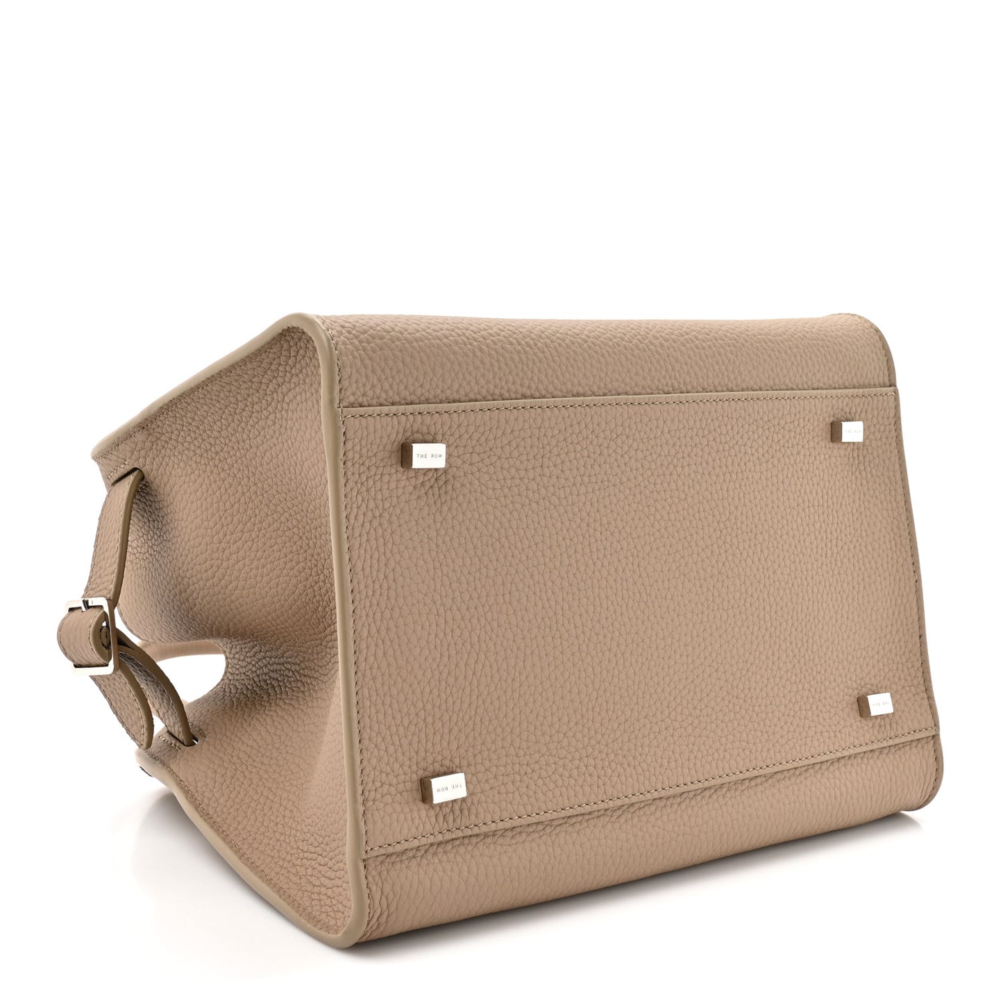 Grained Calfskin Soft Margaux 10 Bag Dark Taupe Dark Taupe