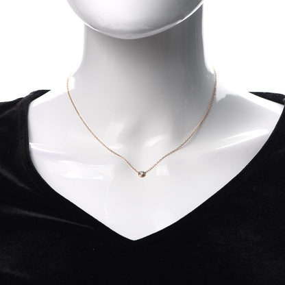 Cartier 18K Pink Gold Diamond LM D'Amour Pendant Necklace 2 of 6