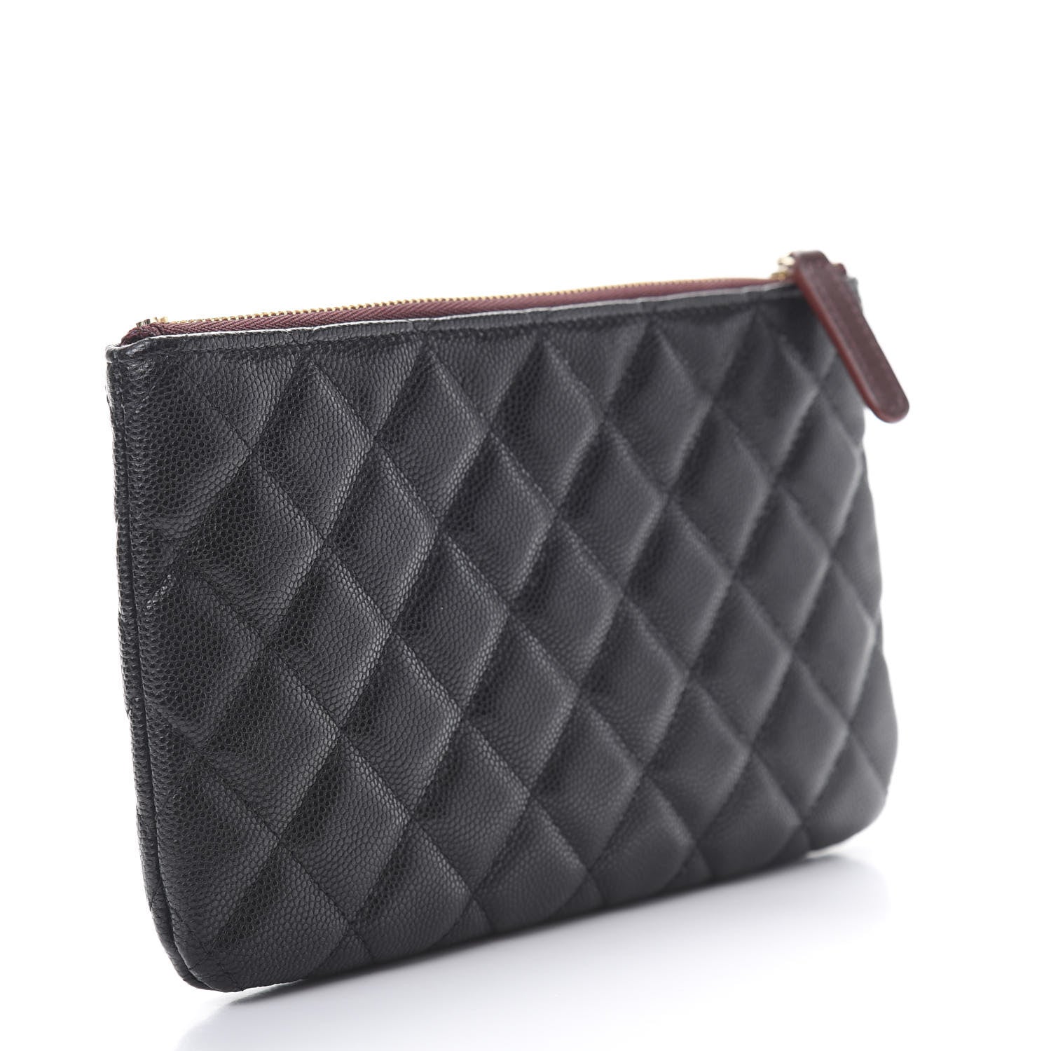 Chanel Caviar Quilted Cosmetic Case Black 3 of 8