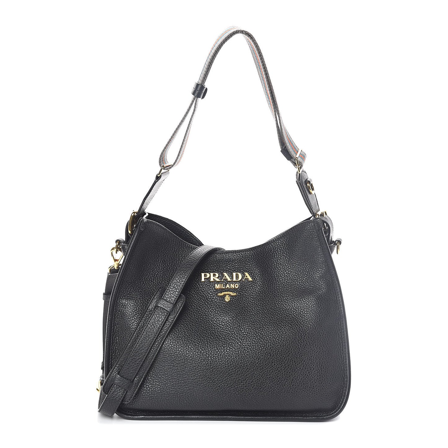 Vitello Daino Hobo Black