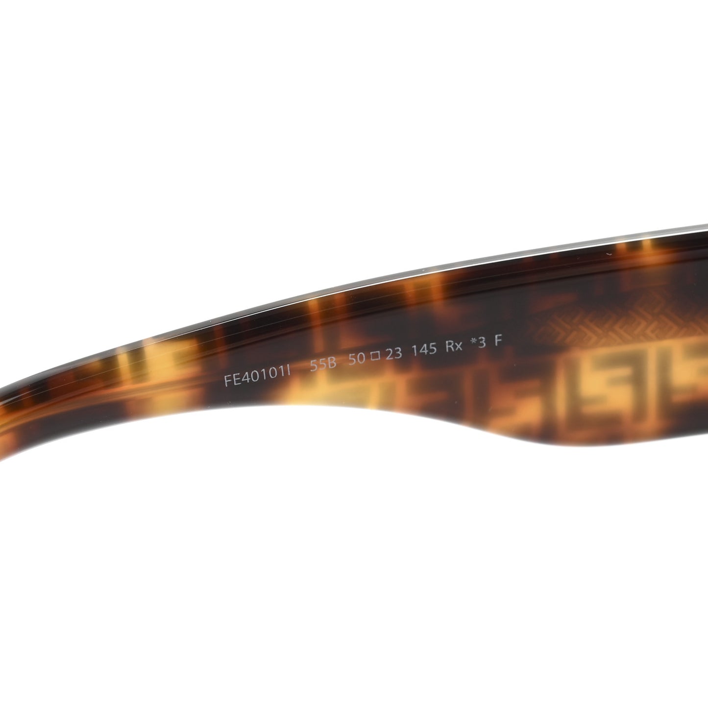 Acetate Fendi Square Sunglasses FE40101 Havana Black