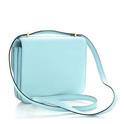 Hermes Chevre Mysore Constance 18 Bleu Zephyr 4 of 12