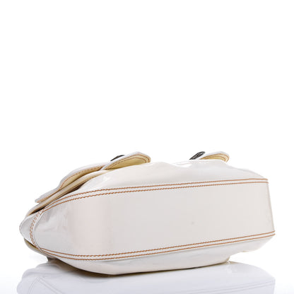 Fendi Patent B Bag White 4 of 29