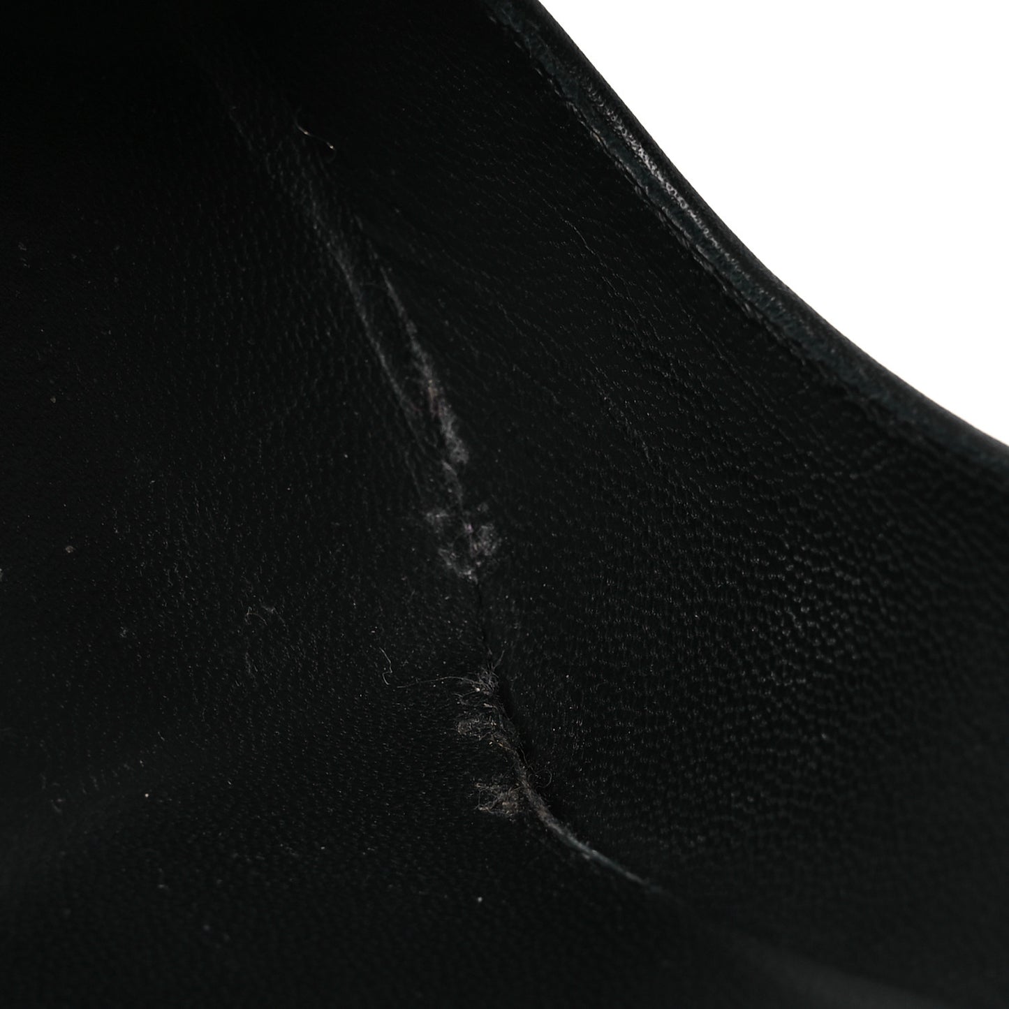 Calfskin Cap Toe CC Pumps 39 Black Silver