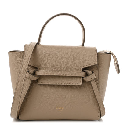 Celine Grained Calfskin Pico Belt Bag Light Taupe 1 of 9