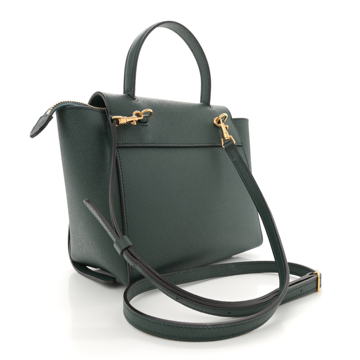 Grained Calfskin Nano Belt Bag Amazone