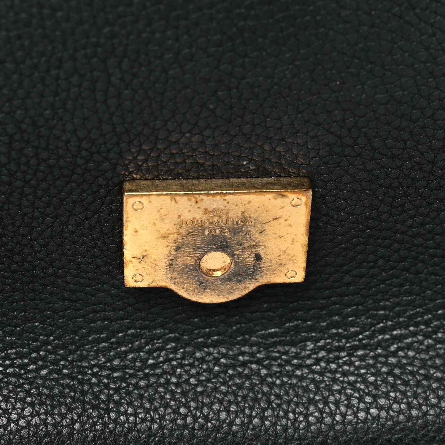 Louis Vuitton Grained Calfskin Vivienne NM Black 9 of 9