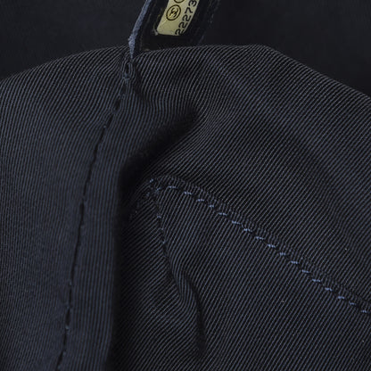 Chanel Washed Denim Quilted Large Urban Spirit Drawstring Bag Dark Blue 7 of 11