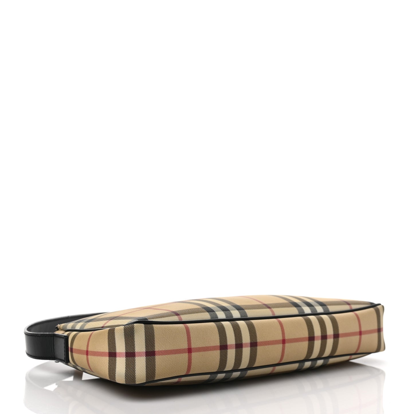 House Check Shoulder Bag Black