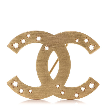 Chanel CC Star Brooch Gold 1 of 4