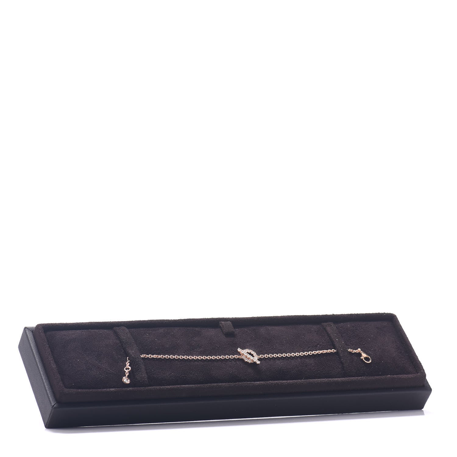Hermes 18K Rose Gold Diamond Finesse Bracelet ST 5 of 5