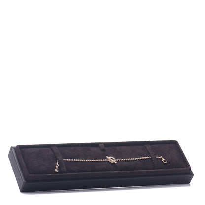 Hermes 18K Rose Gold Diamond Finesse Bracelet ST 5 of 5