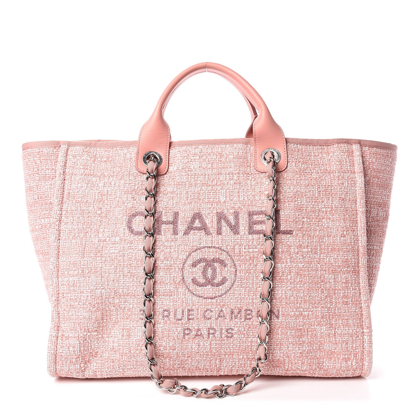 Canvas Large Deauville Tote Pink