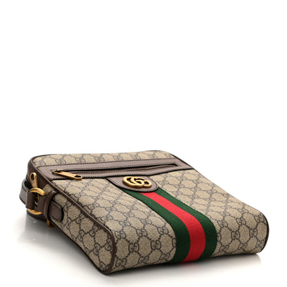 Gucci GG Supreme Monogram Web Small Ophidia Messenger Bag Brown 4 of 8