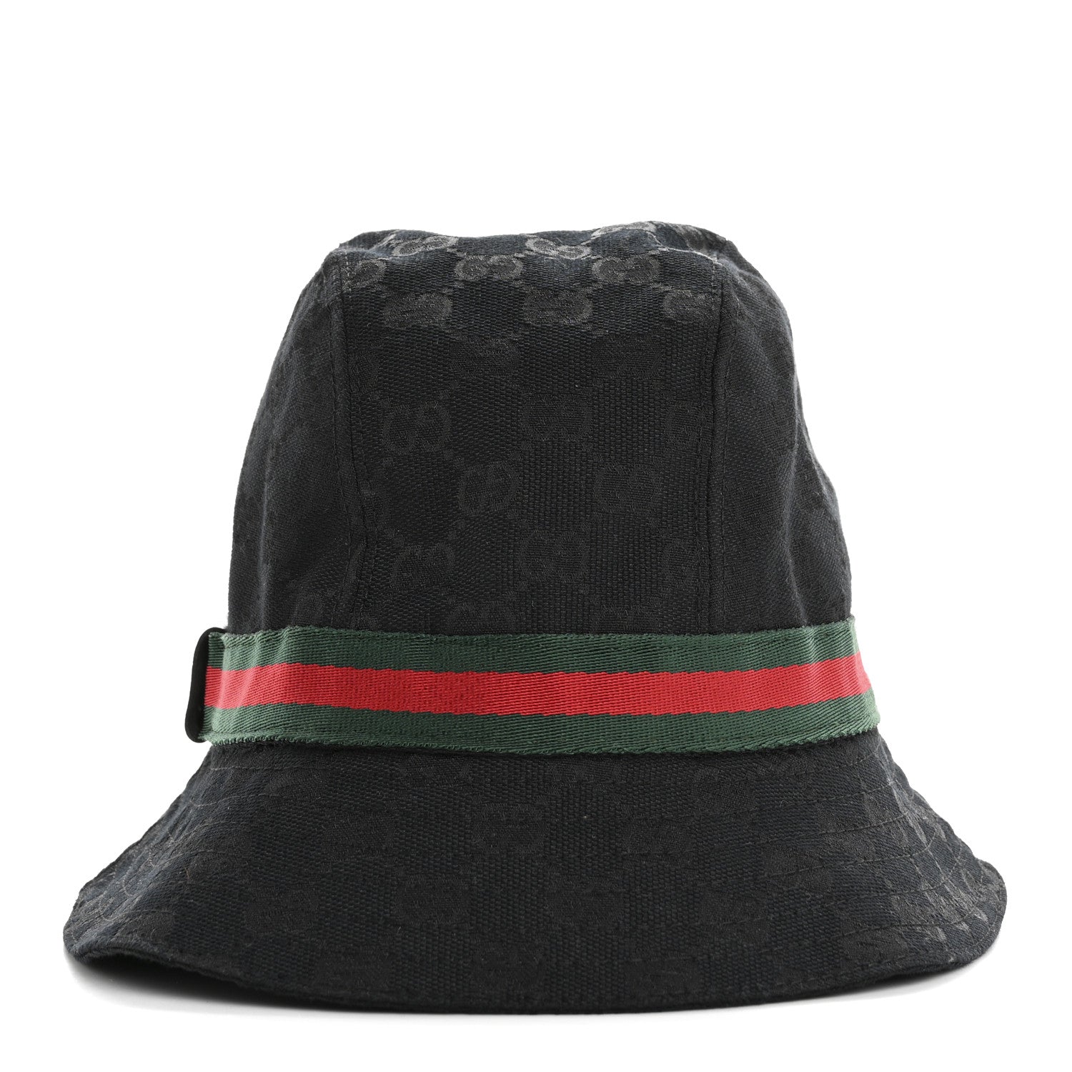 Gucci Monogram Web Bucket Hat M Black 6 of 11