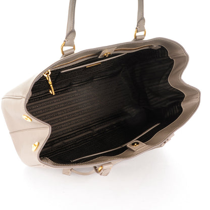 Prada Saffiano Lux Large Tote Argilla 5 of 8