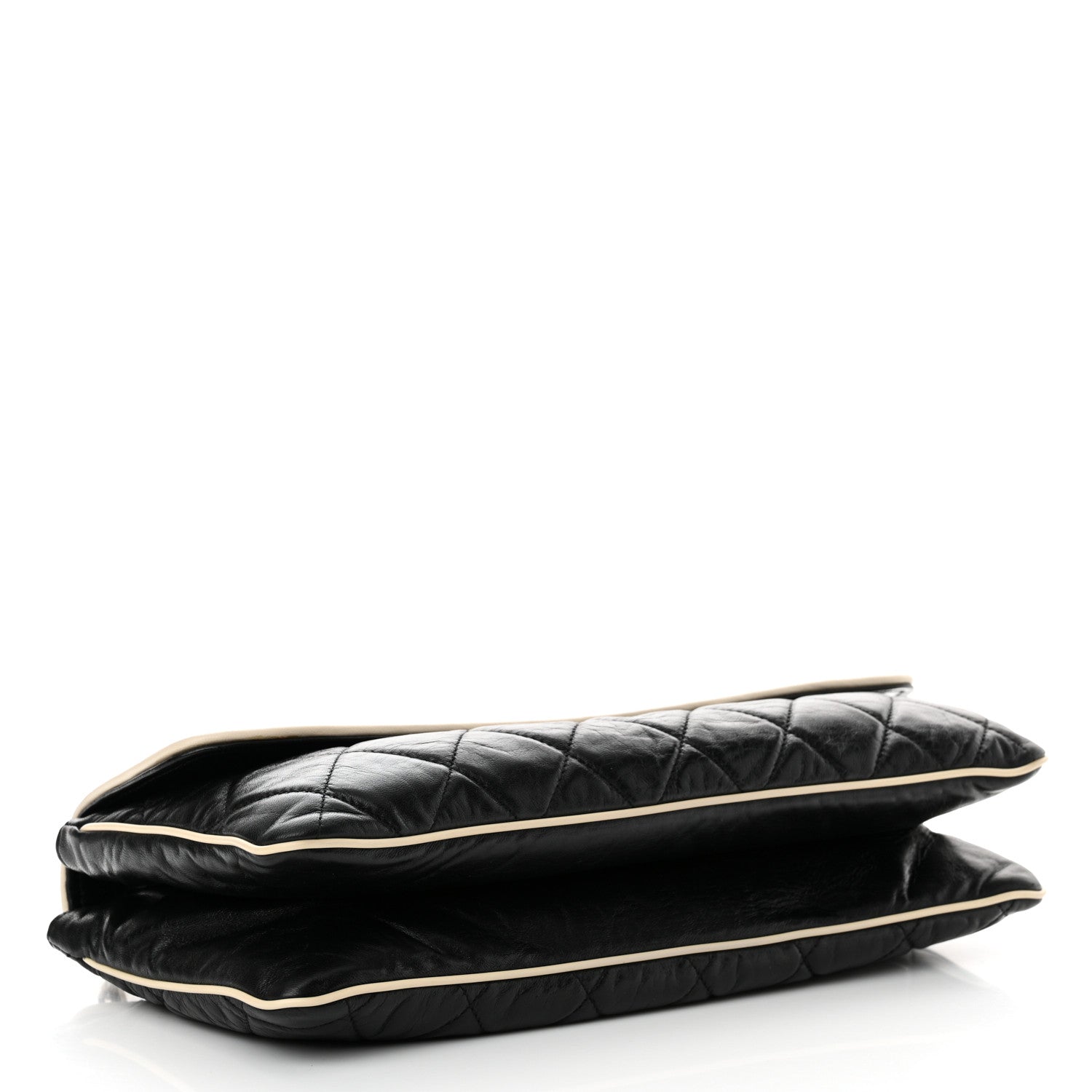 Chanel Lambskin East West Mademoiselle Flap Black 4 of 10