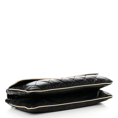 Chanel Lambskin East West Mademoiselle Flap Black 4 of 10