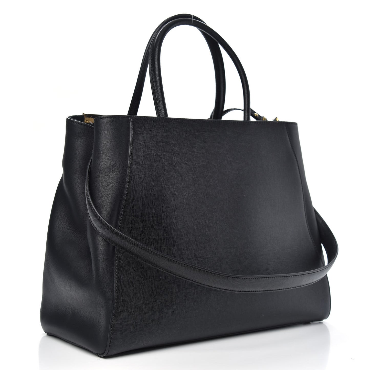 Vitello Elite Medium 2Jours Tote Black